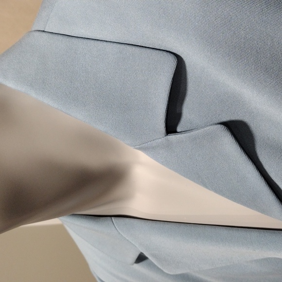 Talbots baby blue silk blazer. Mint condition. Size 16 - Picture 4 of 8